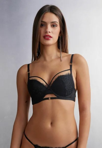 Бюстгальтер на косточках ELETTRA INTRICATE SURFACE Intimissimi, цвет schwarz black