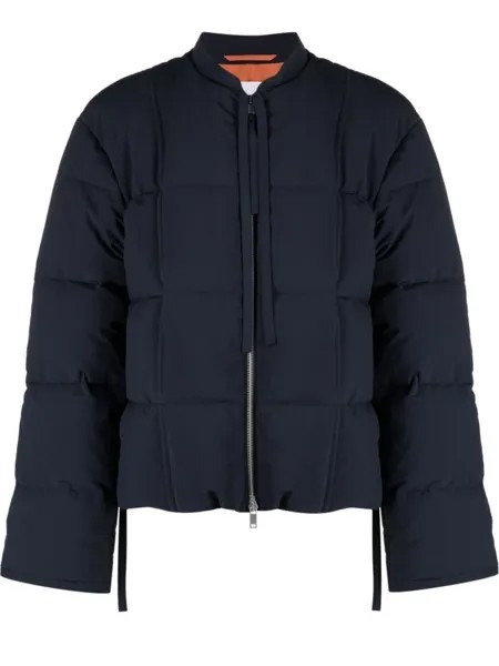 Jil Sander пуховик оверсайз, синий
