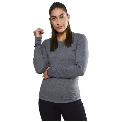 Craft рубашка женская термобельё Essential Warm (серый) / M