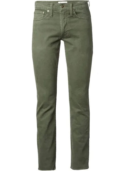 Мужские прямые узкие джинсы со средней посадкой Madewell, цвет Tent Green