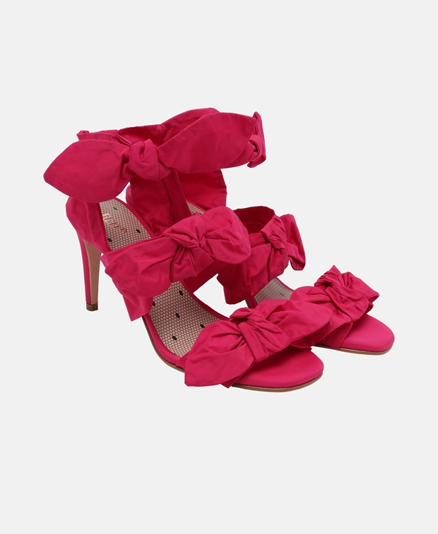 Босоножки на каблуке Red Valentino, розовый