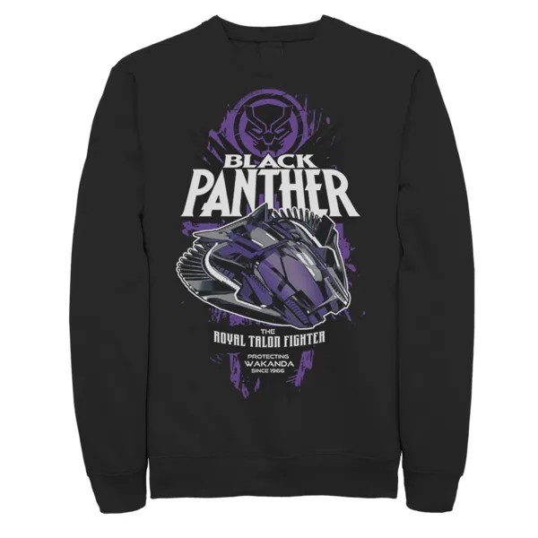Мужская толстовка Black Panther The Royal Talon Fighter Marvel