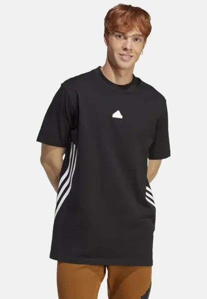 Футболка с принтом adidas Originals, цвет black white