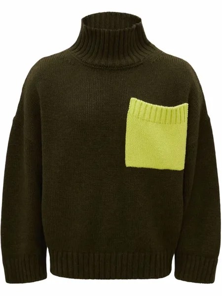 JW Anderson джемпер с контрастным карманом