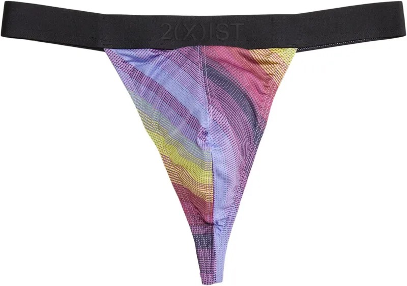 Трусы Sliq Classic Thong 2(X)IST, цвет Sunset Stripe