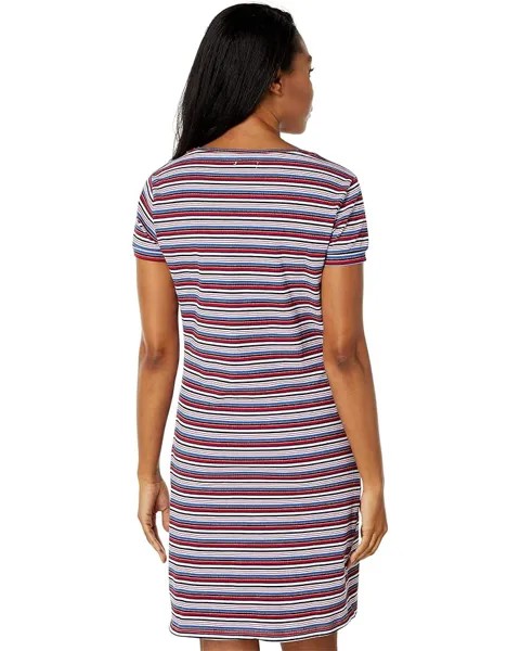 Платье U.S. POLO ASSN. USPA Rib Stripe Dress, цвет Lapis Blue