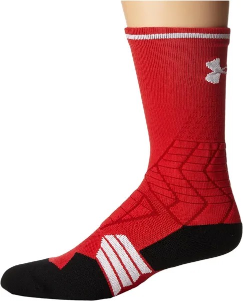 Носки Under Armour UA Football Crew, цвет Red/White