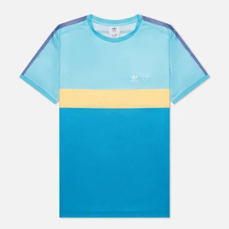 Мужская футболка adidas Originals x Human Made Graphic, цвет голубой, размер XL