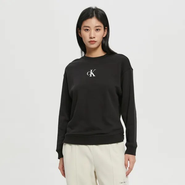 Пуловер женский Calvin Klein с принтом, белый