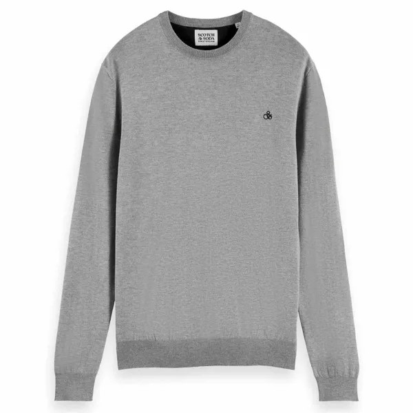 Толстовка Scotch & Soda Strickpullover, светло-серый