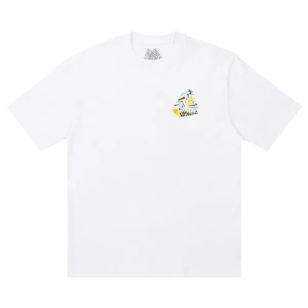 Футболка Palace Tri-Chrome T-Shirt 'White', белый