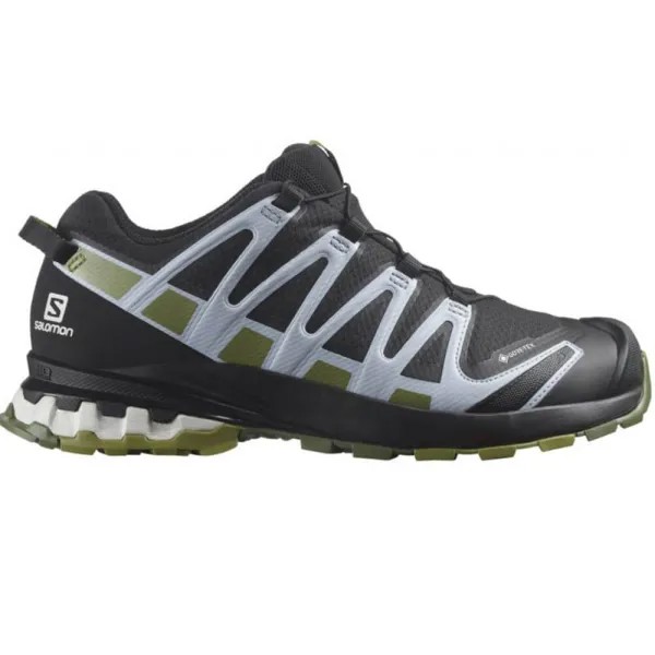 Женские туфли Salomon XA PRO 3D V8 GTX Gore-Tex L41629800 черный/зеленый мох