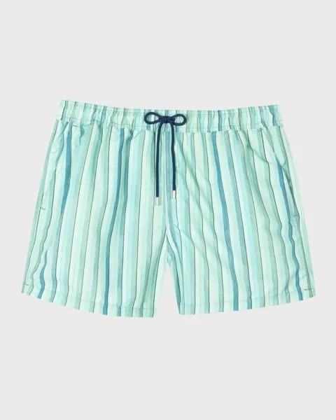 Мужские плавки в полоску с краской Paul Smith, цвет Green