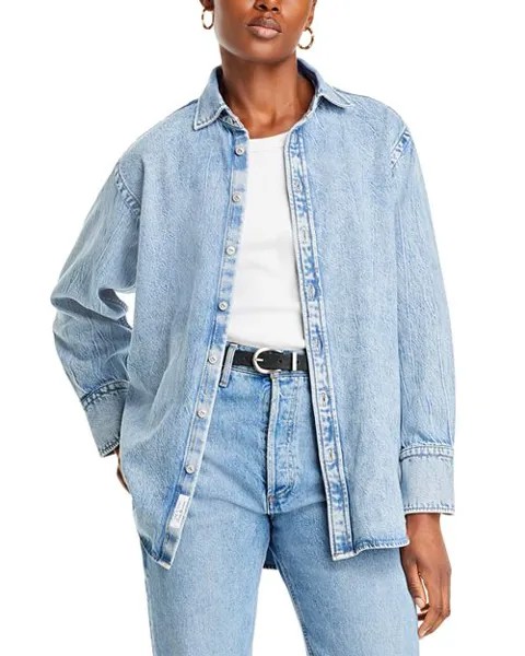 Легкая джинсовая рубашка Diana rag & bone, цвет Blue