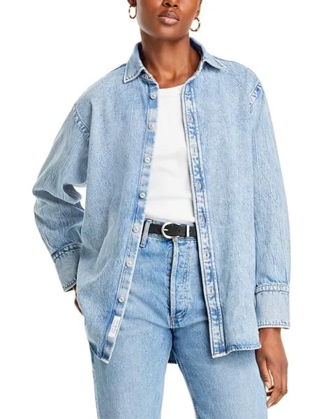 Легкая джинсовая рубашка Diana rag & bone, цвет Blue