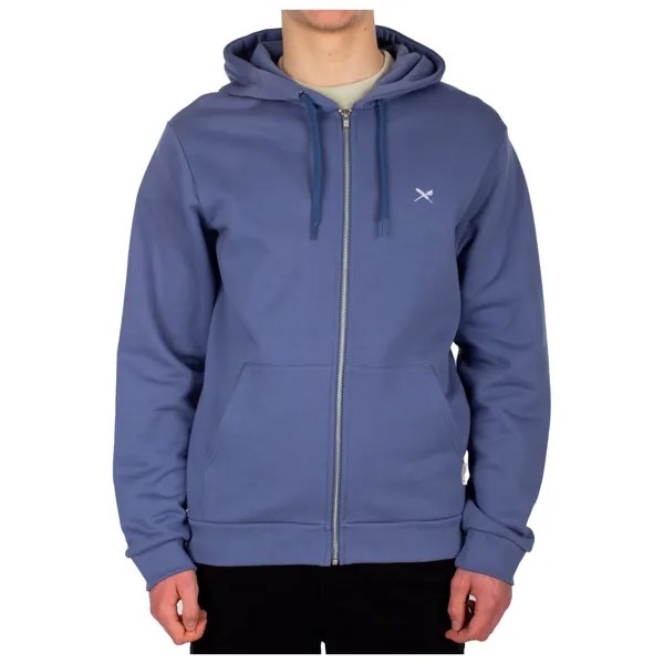 Спортивная и тренировочная куртка Iriedaily Mini Flag 2 Zip Hood, цвет Dove Blue