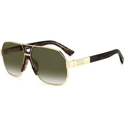 Солнцезащитные очки DSQUARED2, коричневый, золотой