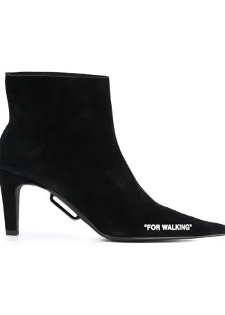 Off-White ботильоны 'For Walking'