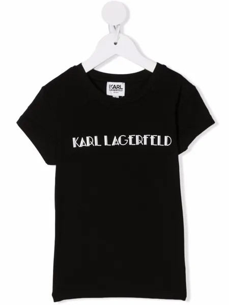 Karl Lagerfeld Kids футболка с логотипом