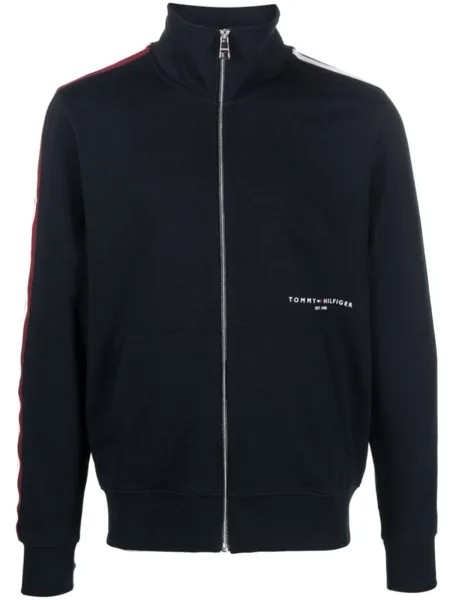 Tommy Hilfiger бомбер с логотипом, синий