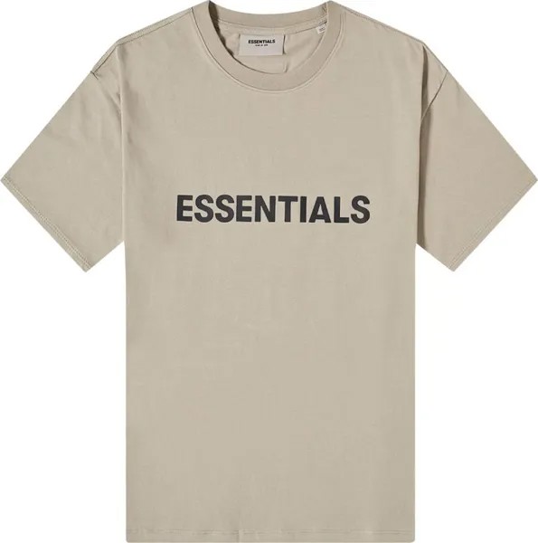 Футболка Fear of God Essentials T-Shirt 'Moss', загар