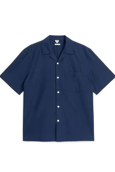 Рубашка мужская ARKET 1076916003 синяя 46 EU (доставка из-за рубежа)