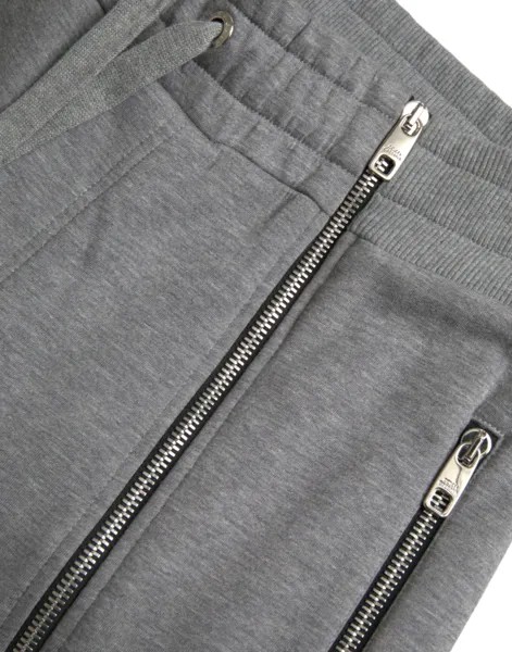 Мужские хлопковые узкие спортивные брюки Dolce & Gabbana Jogger, серый