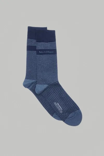 Полосатые спортивные носки Pedro del Hierro, синий