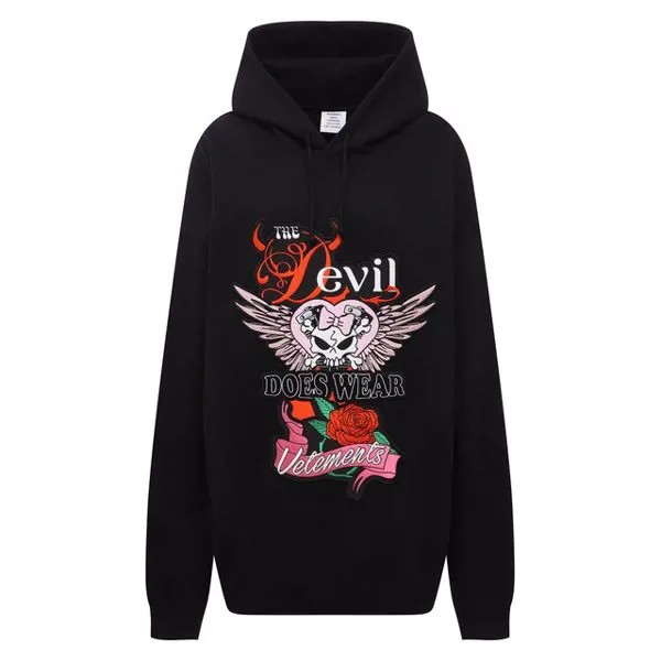 Хлопковое худи VETEMENTS