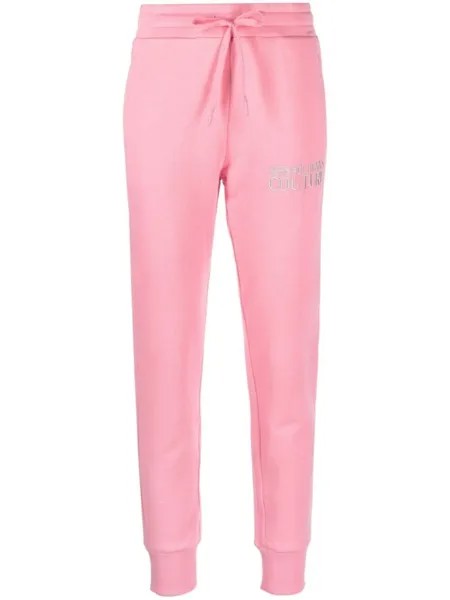 Versace Jeans Couture спортивные брюки с логотипом, розовый