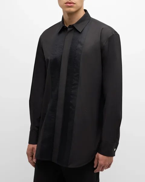 Мужская среда, вечер. Рубашка-смокинг Jil Sander, цвет Black
