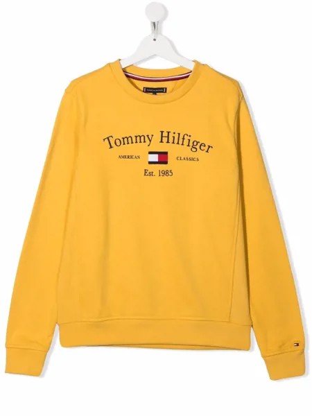 Tommy Hilfiger Junior толстовка с вышитым логотипом