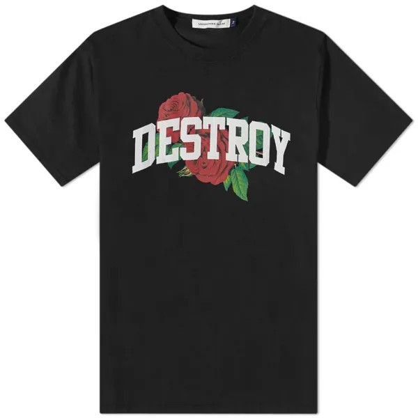 Футболка Undercover Destroy Rose, черный