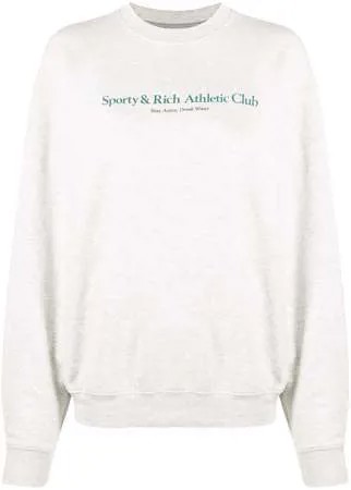 Sporty & Rich толстовка с логотипом