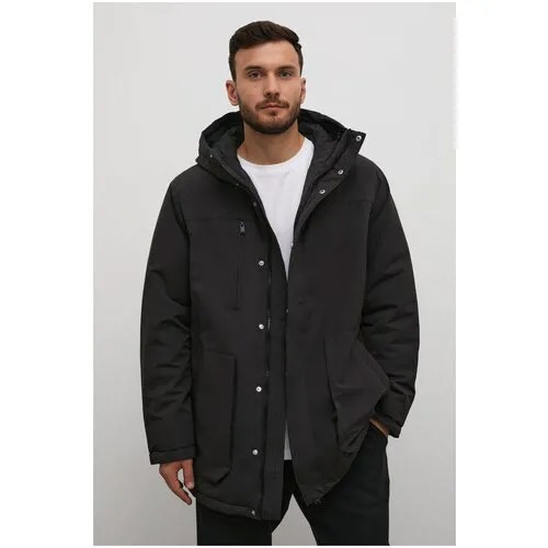Куртка мужская Finn Flare, цвет: черный FAC22036B_200, размер: 4XL