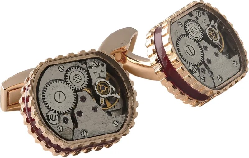 Запонки мужские Tateossian CL7706 золотистые