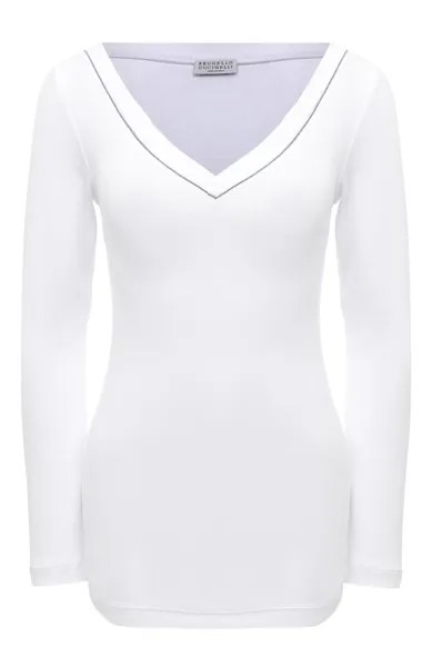 Хлопковый лонгслив Brunello Cucinelli
