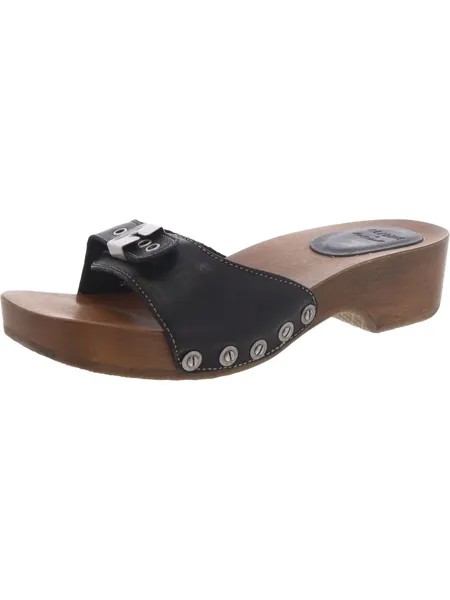 Женские кожаные туфли-слипоны на каблуке Original Icon Dr. Scholl's Shoes, цвет Black 001