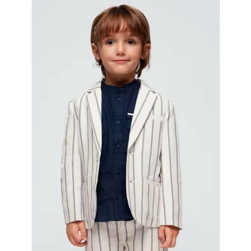 Пиджак Mayoral, размер 122, белый