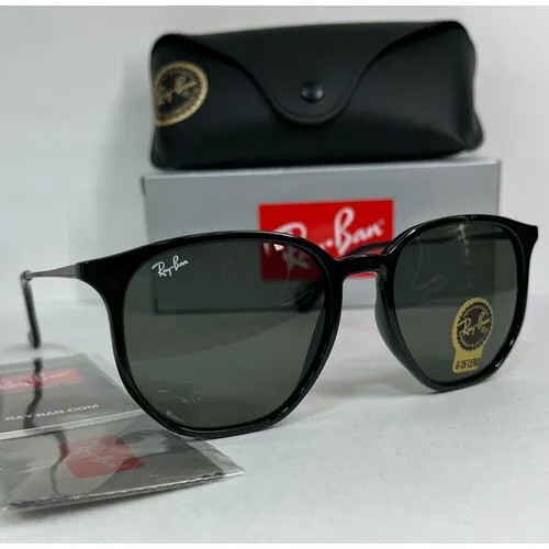 Солнцезащитные очки Ray-Ban, серебристый/черный