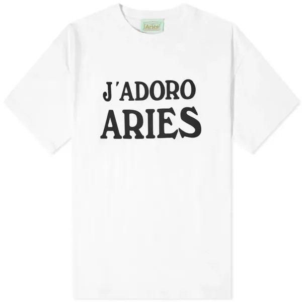 Футболка aries j'adoro aries ss, белый