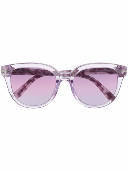 TOM FORD Eyewear солнцезащитные очки в прозрачной оправе