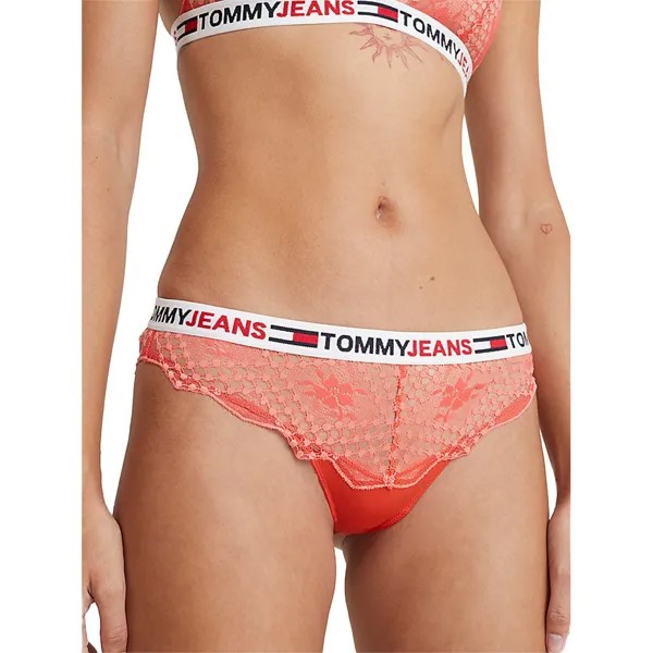 Трусы Tommy Jeans Brazilian UW0UW04026, красный