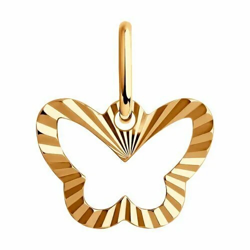 Подвеска GOLD CENTER, красное золото, 585 проба