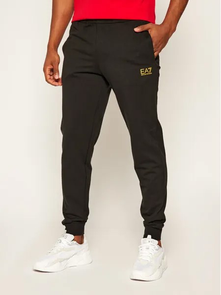 Спортивные брюки узкого кроя Ea7 Emporio Armani, черный
