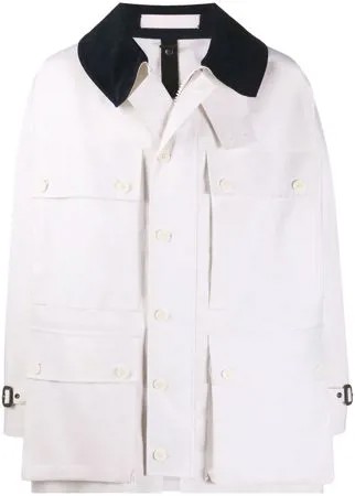 Mackintosh пальто NEW YORK с контрастным воротником