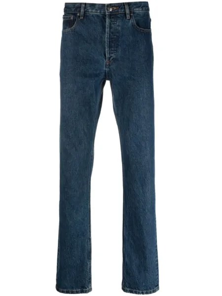 A.P.C. прямые джинсы, синий
