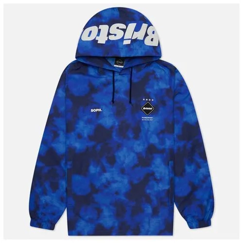 Мужская куртка анорак F.C. Real Bristol Logo Applique Pullover Hoodie синий , Размер XL