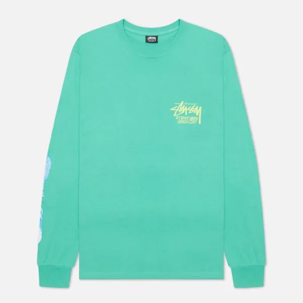 Лонгслив мужской Stussy 1994698 зеленый S