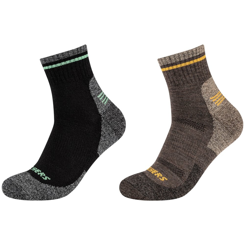 Носки Skechers SK42052 Quarter short 2 шт, серый